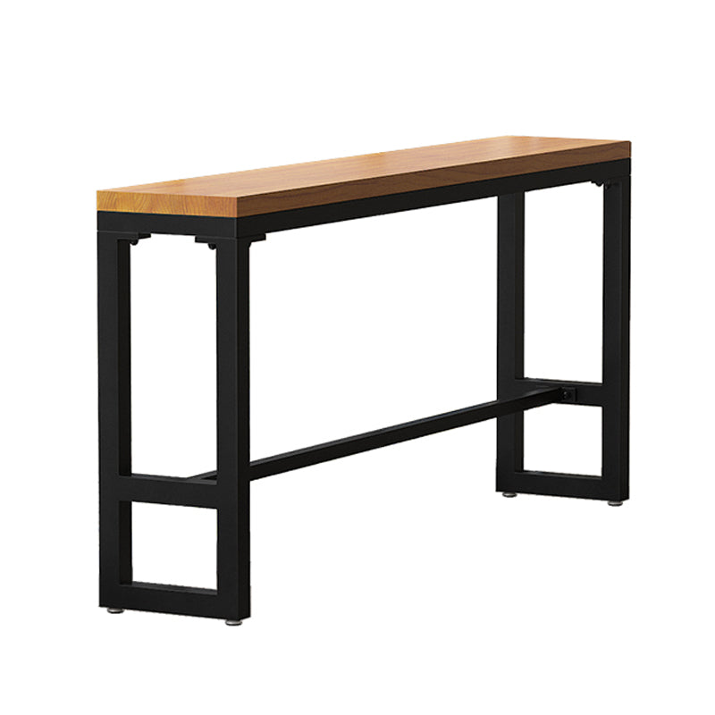 Industrial Style Bar Set 1/4/7/13 Pieces Solid Wood Rectangle Pub Dining Set Brown 94"L x 16"W Clearhalo 'Bar Furniture' 'furn' 'furn_home_bar_bar_sets' 'Furniture' 'Home Bars & Bar Sets' 'home_bar_bar_sets' 'Kitchen & Dining Furniture' 6636323