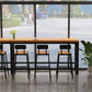 Industrial Style Bar Set 1/4/7/13 Pieces Solid Wood Rectangle Pub Dining Set Clearhalo 'Bar Furniture' 'furn' 'furn_home_bar_bar_sets' 'Furniture' 'Home Bars & Bar Sets' 'home_bar_bar_sets' 'Kitchen & Dining Furniture' 6636335