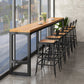 Industrial Style Bar Set 1/4/7/13 Pieces Solid Wood Rectangle Pub Dining Set Clearhalo 'Bar Furniture' 'furn' 'furn_home_bar_bar_sets' 'Furniture' 'Home Bars & Bar Sets' 'home_bar_bar_sets' 'Kitchen & Dining Furniture' 6636336