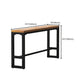 Industrial Style Bar Set 1/4/7/13 Pieces Solid Wood Rectangle Pub Dining Set Clearhalo 'Bar Furniture' 'furn' 'furn_home_bar_bar_sets' 'Furniture' 'Home Bars & Bar Sets' 'home_bar_bar_sets' 'Kitchen & Dining Furniture' 6636337