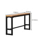 Industrial Style Bar Set 1/4/7/13 Pieces Solid Wood Rectangle Pub Dining Set Clearhalo 'Bar Furniture' 'furn' 'furn_home_bar_bar_sets' 'Furniture' 'Home Bars & Bar Sets' 'home_bar_bar_sets' 'Kitchen & Dining Furniture' 6636340