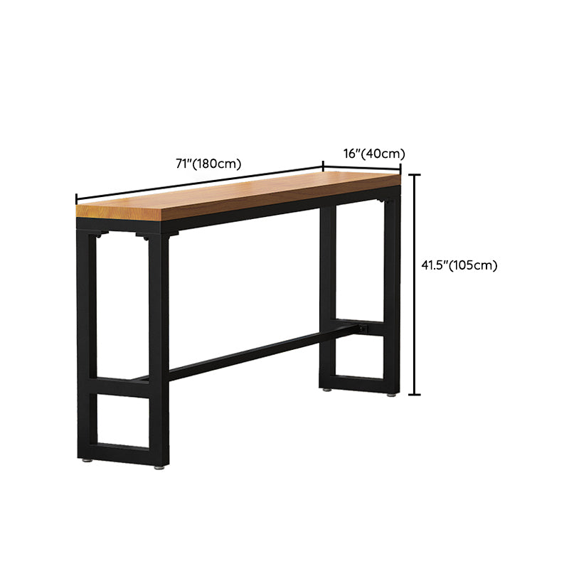 Industrial Style Bar Set 1/4/7/13 Pieces Solid Wood Rectangle Pub Dining Set Clearhalo 'Bar Furniture' 'furn' 'furn_home_bar_bar_sets' 'Furniture' 'Home Bars & Bar Sets' 'home_bar_bar_sets' 'Kitchen & Dining Furniture' 6636340