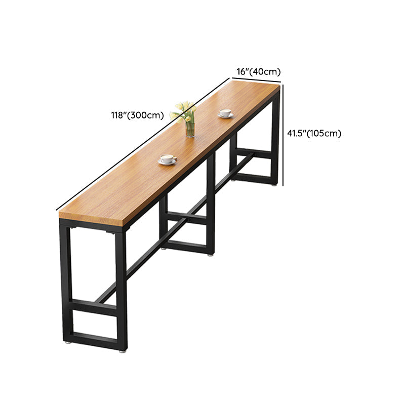 Industrial Style Bar Set 1/4/7/13 Pieces Solid Wood Rectangle Pub Dining Set Clearhalo 'Bar Furniture' 'furn' 'furn_home_bar_bar_sets' 'Furniture' 'Home Bars & Bar Sets' 'home_bar_bar_sets' 'Kitchen & Dining Furniture' 6636346