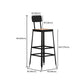 Industrial Style Bar Set 1/4/7/13 Pieces Solid Wood Rectangle Pub Dining Set Clearhalo 'Bar Furniture' 'furn' 'furn_home_bar_bar_sets' 'Furniture' 'Home Bars & Bar Sets' 'home_bar_bar_sets' 'Kitchen & Dining Furniture' 6636351