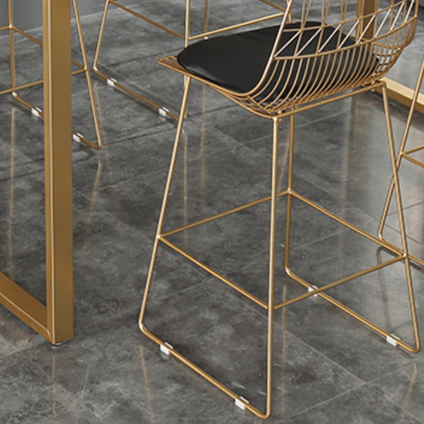 Glam Solid Wood Bar Stool and Table Set 1/4/7 Pieces Pub Table Set Clearhalo 'Bar Furniture' 'furn' 'furn_home_bar_bar_sets' 'Furniture' 'Home Bars & Bar Sets' 'home_bar_bar_sets' 'Kitchen & Dining Furniture' 6636363