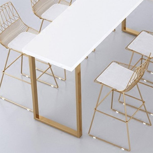 Glam Solid Wood Bar Stool and Table Set 1/4/7 Pieces Pub Table Set Clearhalo 'Bar Furniture' 'furn' 'furn_home_bar_bar_sets' 'Furniture' 'Home Bars & Bar Sets' 'home_bar_bar_sets' 'Kitchen & Dining Furniture' 6636364