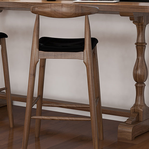 Brown 1/2/3 Pieces Pub Dining Set Solid Wood Table and Stool Set Clearhalo 'Bar Furniture' 'furn' 'furn_home_bar_bar_sets' 'Furniture' 'Home Bars & Bar Sets' 'home_bar_bar_sets' 'Kitchen & Dining Furniture' 6636395
