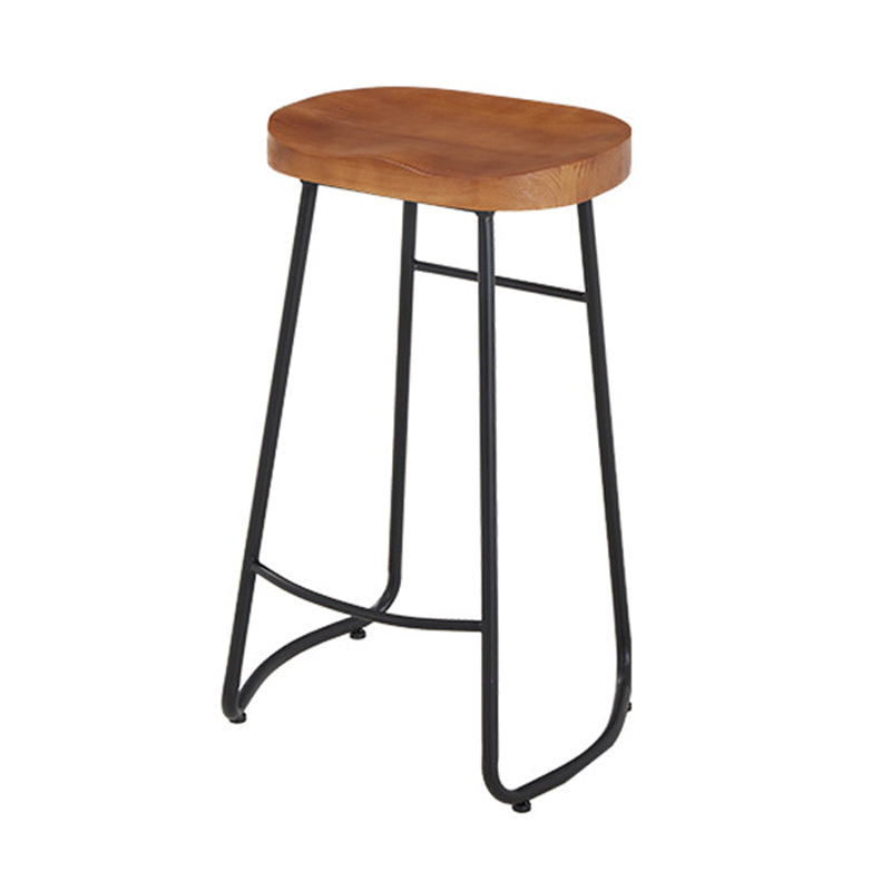 Rectangular Counter Height Pub Set 1/2/4/5 Pieces Pub Dining Set Brown 30"H Stool (Single) Clearhalo 'Bar Furniture' 'furn' 'furn_home_bar_bar_sets' 'Furniture' 'Home Bars & Bar Sets' 'home_bar_bar_sets' 'Kitchen & Dining Furniture' 6636410