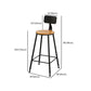 Rectangular Counter Height Pub Set 1/2/4/5 Pieces Pub Dining Set Clearhalo 'Bar Furniture' 'furn' 'furn_home_bar_bar_sets' 'Furniture' 'Home Bars & Bar Sets' 'home_bar_bar_sets' 'Kitchen & Dining Furniture' 6636421