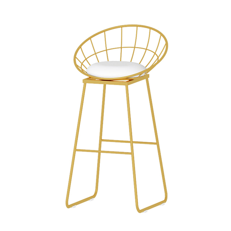 Rectangular Bar Stool and Table Set 1/3 Pieces Pub Table Set for Dining Room Gold 30"H Stool (Single) Clearhalo 'Bar Furniture' 'furn' 'furn_home_bar_bar_sets' 'Furniture' 'Home Bars & Bar Sets' 'home_bar_bar_sets' 'Kitchen & Dining Furniture' 6636474