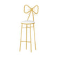 Rectangular Bar Stool and Table Set 1/3 Pieces Pub Table Set for Dining Room Matte Gold 27.5"H Stool (Single) Clearhalo 'Bar Furniture' 'furn' 'furn_home_bar_bar_sets' 'Furniture' 'Home Bars & Bar Sets' 'home_bar_bar_sets' 'Kitchen & Dining Furniture' 6636477