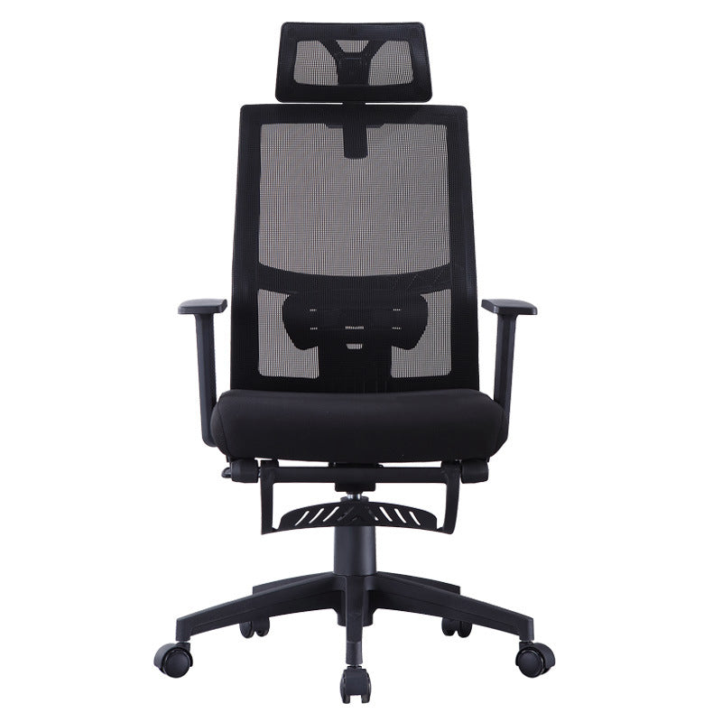 Modern Office Chair Fixed Arms Adjustable Seat Height Desk Chair with Wheels Clearhalo 'furn' 'furn_office_chair' 'Furniture' 'Office Chairs' 'Office Furniture' 'office_chair' 6636511