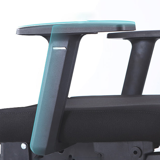 Modern Office Chair Fixed Arms Adjustable Seat Height Desk Chair with Wheels Clearhalo 'furn' 'furn_office_chair' 'Furniture' 'Office Chairs' 'Office Furniture' 'office_chair' 6636515