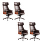 Modern No Arm Executive Chair Height-adjustable Managers Chair for Office 4 Piece Set Clearhalo 'furn' 'furn_office_chair' 'Furniture' 'Office Chairs' 'Office Furniture' 'office_chair' 6636614