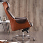 Modern No Arm Executive Chair Height-adjustable Managers Chair for Office Clearhalo 'furn' 'furn_office_chair' 'Furniture' 'Office Chairs' 'Office Furniture' 'office_chair' 6636617