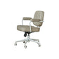 Modern Chair Padded Arms Adjustable Seat Height Desk Chair with Wheels
