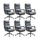 Modern Office Chair Desk Padded Arms Chair No Distressing with Wheels