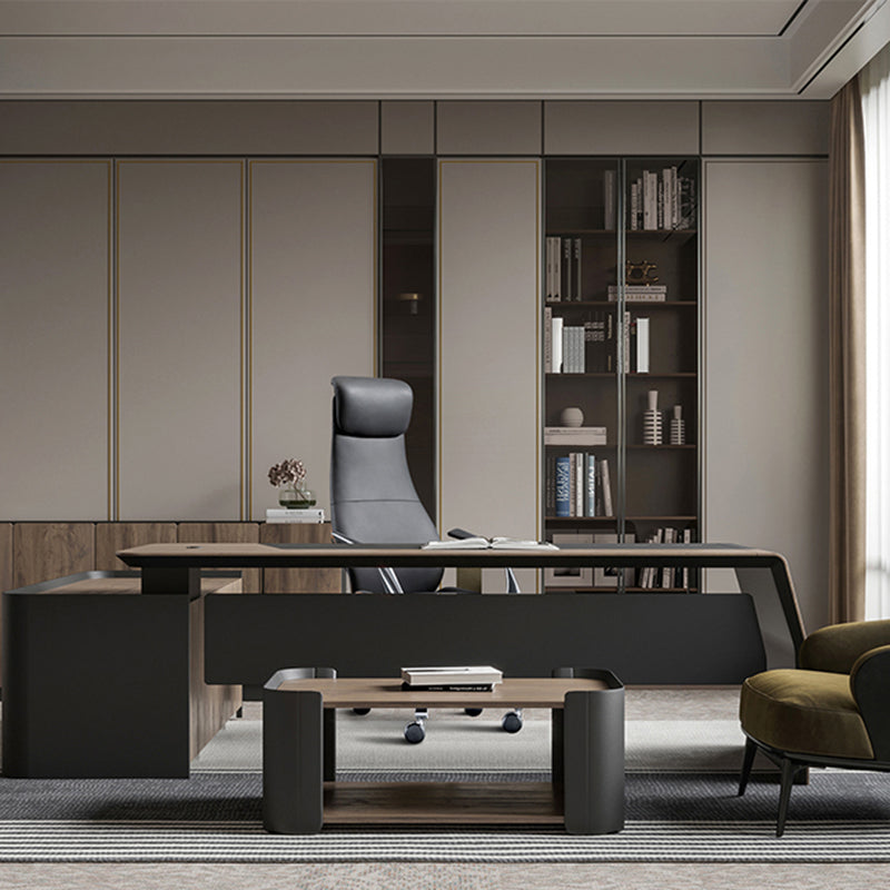 Silla ejecutiva de la silla ejecutiva de brazos acolchados modernos silla de gerentes ajustables para la oficina