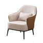 Modern Armchair Solid Color Pillow Back Basic Four Legs Chair Clearhalo 'Accent Chairs' 'accent_chairs' 'Chairs & Seating' 'furn' 'furn_accent_chairs' 'Furniture' 'Living Room Furniture' 6637055