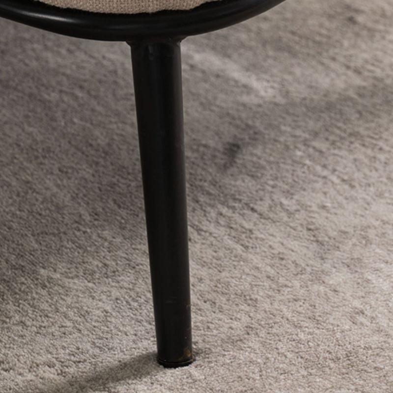 Modern Armchair Solid Color Pillow Back Basic Four Legs Chair Clearhalo 'Accent Chairs' 'accent_chairs' 'Chairs & Seating' 'furn' 'furn_accent_chairs' 'Furniture' 'Living Room Furniture' 6637060