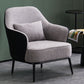 Modern Armchair Solid Color Pillow Back Basic Four Legs Chair Clearhalo 'Accent Chairs' 'accent_chairs' 'Chairs & Seating' 'furn' 'furn_accent_chairs' 'Furniture' 'Living Room Furniture' 6637068