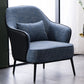 Modern Armchair Solid Color Pillow Back Basic Four Legs Chair Clearhalo 'Accent Chairs' 'accent_chairs' 'Chairs & Seating' 'furn' 'furn_accent_chairs' 'Furniture' 'Living Room Furniture' 6637075