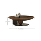 Modern Wood Coffee Table Round Nesting Coffee Table Set for Living Room Clearhalo 'Coffee & Accent Tables' 'Coffee Tables' 'coffee_tables' 'furn' 'furn_coffee_tables' 'Furniture' 'Living Room Furniture' 6637275