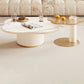 Slate and Metal Coffee Table No Distressing Pedestal Coffee Table Set Clearhalo 'Coffee & Accent Tables' 'Coffee Tables' 'coffee_tables' 'furn' 'furn_coffee_tables' 'Furniture' 'Living Room Furniture' 6637344