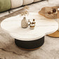 Slate and Metal Coffee Table No Distressing Pedestal Coffee Table Set Clearhalo 'Coffee & Accent Tables' 'Coffee Tables' 'coffee_tables' 'furn' 'furn_coffee_tables' 'Furniture' 'Living Room Furniture' 6637351