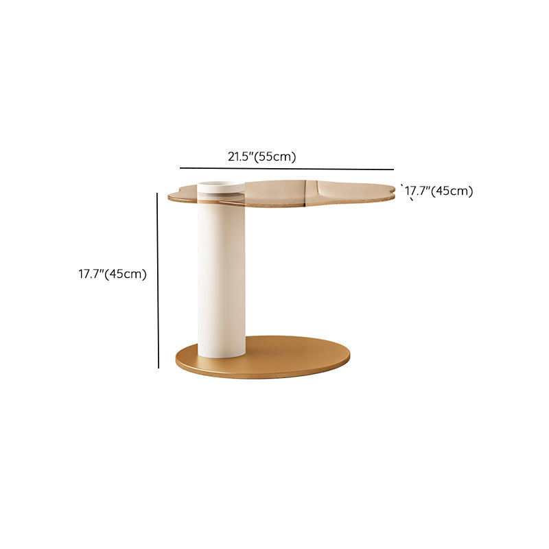 Slate and Metal Coffee Table No Distressing Pedestal Coffee Table Set Clearhalo 'Coffee & Accent Tables' 'Coffee Tables' 'coffee_tables' 'furn' 'furn_coffee_tables' 'Furniture' 'Living Room Furniture' 6637354