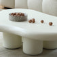 14"H Contemporary Coffee Table White Single Coffee Cocktail Table Clearhalo 'Coffee & Accent Tables' 'Coffee Tables' 'coffee_tables' 'furn' 'furn_coffee_tables' 'Furniture' 'Living Room Furniture' 6637360