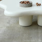 14"H Contemporary Coffee Table White Single Coffee Cocktail Table Clearhalo 'Coffee & Accent Tables' 'Coffee Tables' 'coffee_tables' 'furn' 'furn_coffee_tables' 'Furniture' 'Living Room Furniture' 6637362