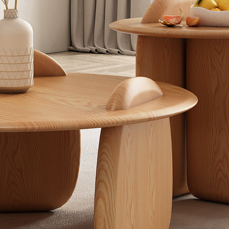 Contemporary Solid Wood Coffee Table Light Wood Coffee Cocktail Table Clearhalo 'Coffee & Accent Tables' 'Coffee Tables' 'coffee_tables' 'furn' 'furn_coffee_tables' 'Furniture' 'Living Room Furniture' 6637407