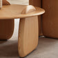 Contemporary Solid Wood Coffee Table Light Wood Coffee Cocktail Table Clearhalo 'Coffee & Accent Tables' 'Coffee Tables' 'coffee_tables' 'furn' 'furn_coffee_tables' 'Furniture' 'Living Room Furniture' 6637408