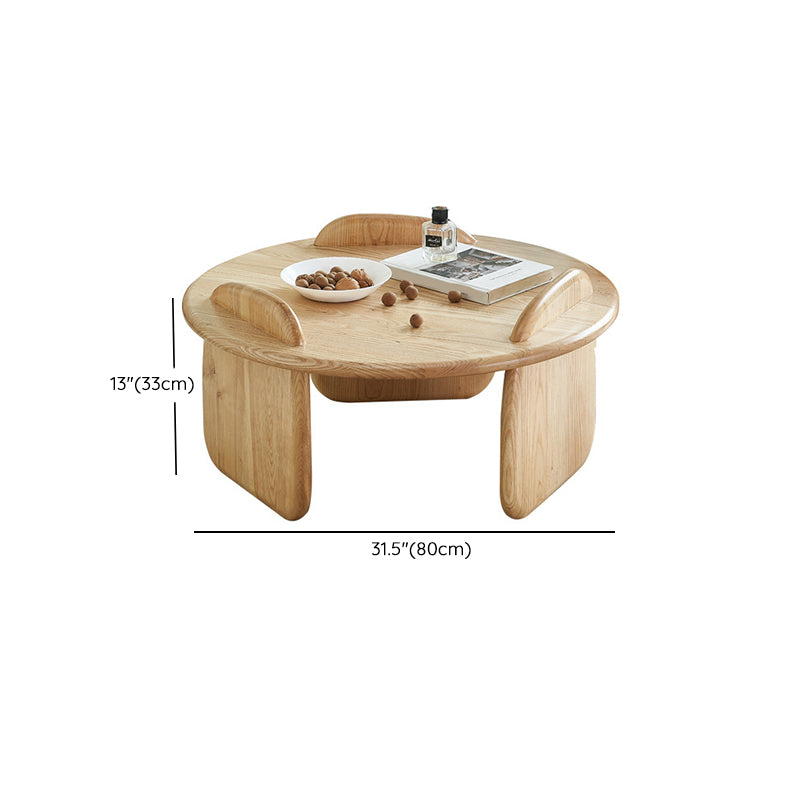 Contemporary Solid Wood Coffee Table Light Wood Coffee Cocktail Table Clearhalo 'Coffee & Accent Tables' 'Coffee Tables' 'coffee_tables' 'furn' 'furn_coffee_tables' 'Furniture' 'Living Room Furniture' 6637414