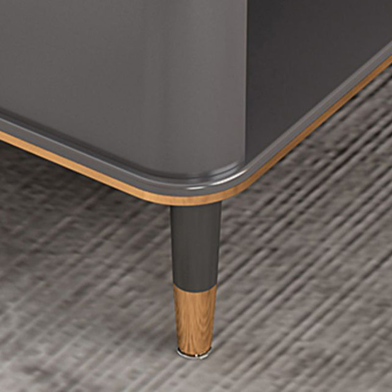 Mesa de centro Glam de 17" de alto, mesa de cóctel rectangular con cajón