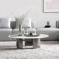 3 Legs Round Slate Coffee Table 13.8" H Modern Cocktail Table Clearhalo 'Coffee & Accent Tables' 'Coffee Tables' 'coffee_tables' 'furn' 'furn_coffee_tables' 'Furniture' 'Living Room Furniture' 6637529