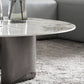 3 Legs Round Slate Coffee Table 13.8" H Modern Cocktail Table Clearhalo 'Coffee & Accent Tables' 'Coffee Tables' 'coffee_tables' 'furn' 'furn_coffee_tables' 'Furniture' 'Living Room Furniture' 6637534