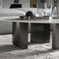 3 Legs Round Slate Coffee Table 13.8" H Modern Cocktail Table Clearhalo 'Coffee & Accent Tables' 'Coffee Tables' 'coffee_tables' 'furn' 'furn_coffee_tables' 'Furniture' 'Living Room Furniture' 6637536