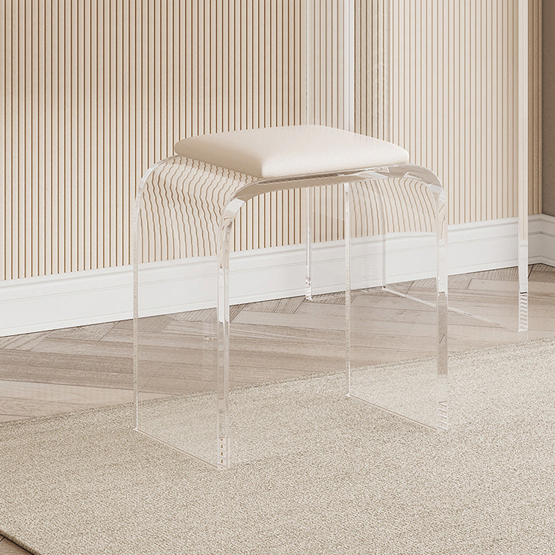 Stone Top Make-up Vanity White Wood Dressing Table with 2 Storage Drawers Clearhalo 'Bedroom Furniture' 'furn' 'furn_makeup_vanities' 'Furniture' 'Makeup Vanities' 'makeup_vanities' 6637582