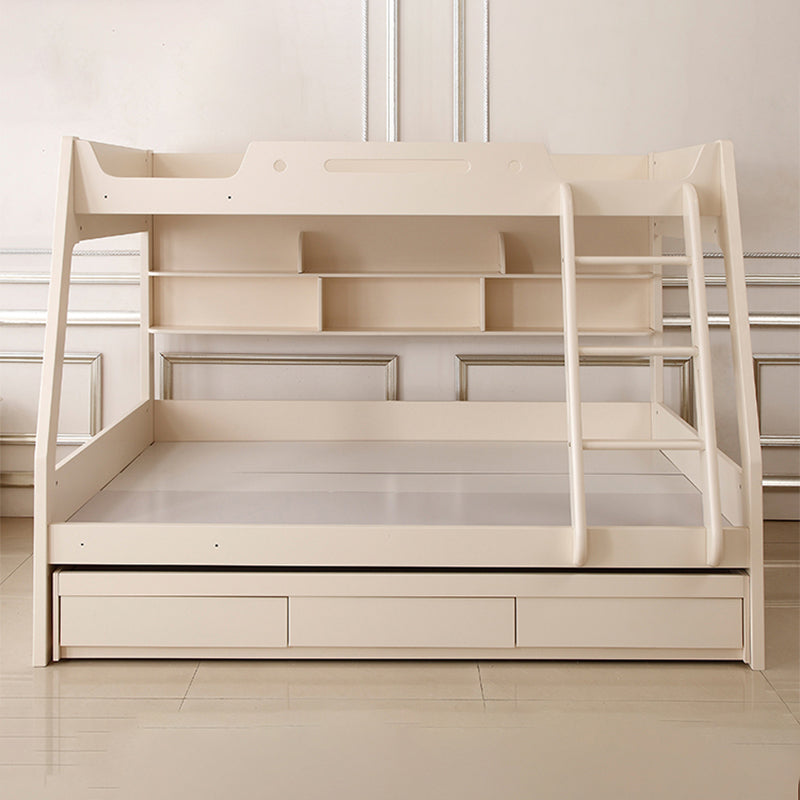 Solid Color Wood Bunk Bed Modern No Distressing Mattress Included Bunk Bed Clearhalo 'Bedroom Furniture' 'Beds' 'furn' 'furn_beds' 'Furniture' 6637622