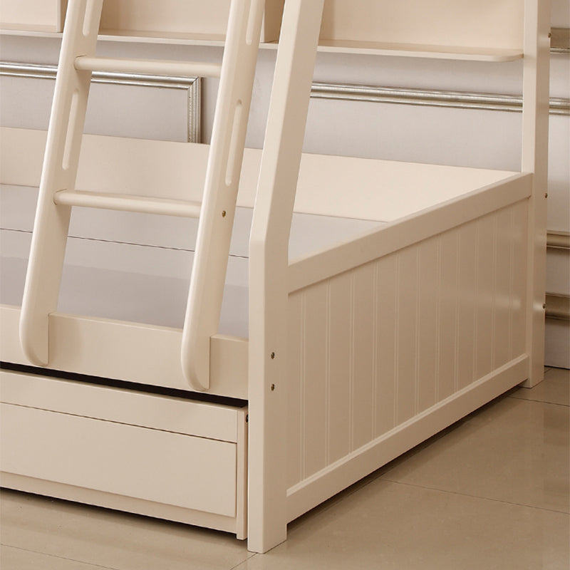 Solid Color Wood Bunk Bed Modern No Distressing Mattress Included Bunk Bed Clearhalo 'Bedroom Furniture' 'Beds' 'furn' 'furn_beds' 'Furniture' 6637628