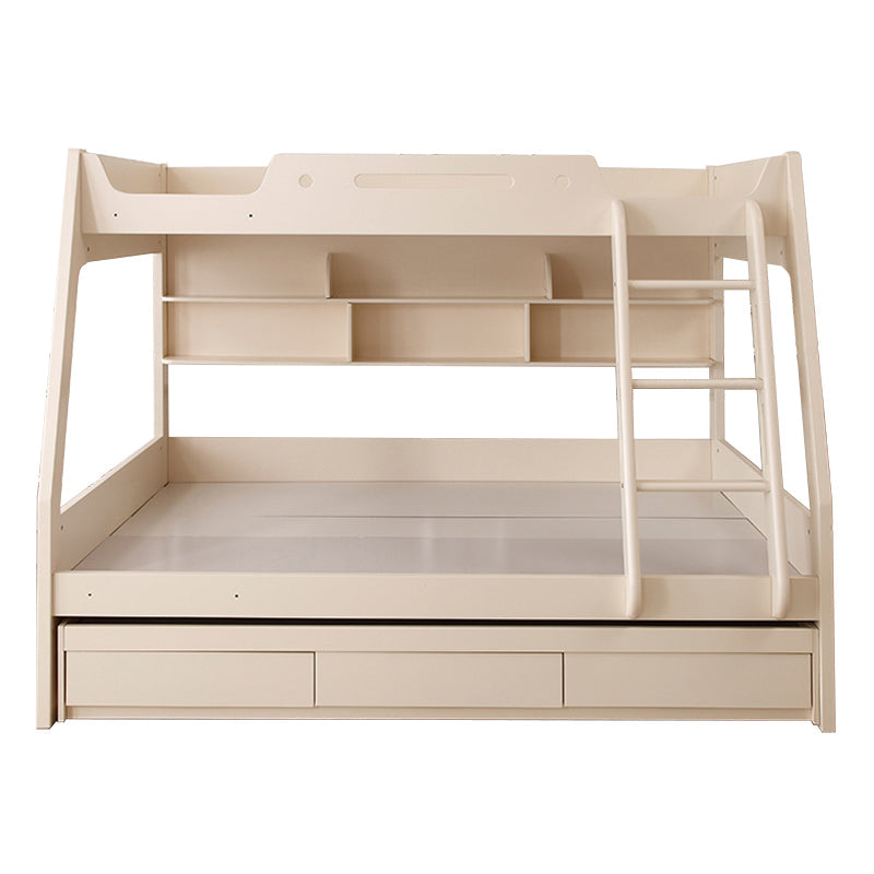 Solid Color Wood Bunk Bed Modern No Distressing Mattress Included Bunk Bed Clearhalo 'Bedroom Furniture' 'Beds' 'furn' 'furn_beds' 'Furniture' 6637631