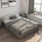 Light Brown Platform Bed Scandinavian 13.77" Tall Bed Frame with Storage Drawers Bed & Mattress Coir Clearhalo 'Bedroom Furniture' 'Beds' 'furn' 'furn_beds' 'Furniture' 6637785
