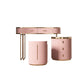 29.52 "Altura Top de pizarra rosa con tocador de maquillaje de cajones
