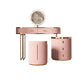 29.52 "Altura Top de pizarra rosa con tocador de maquillaje de cajones