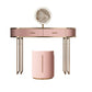 29.52 "Altura Top de pizarra rosa con tocador de maquillaje de cajones