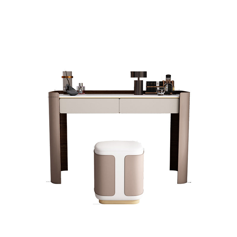 Eigentijds 30.7 "Hoogte Slate Top Table Make -up ijdelheid met laden