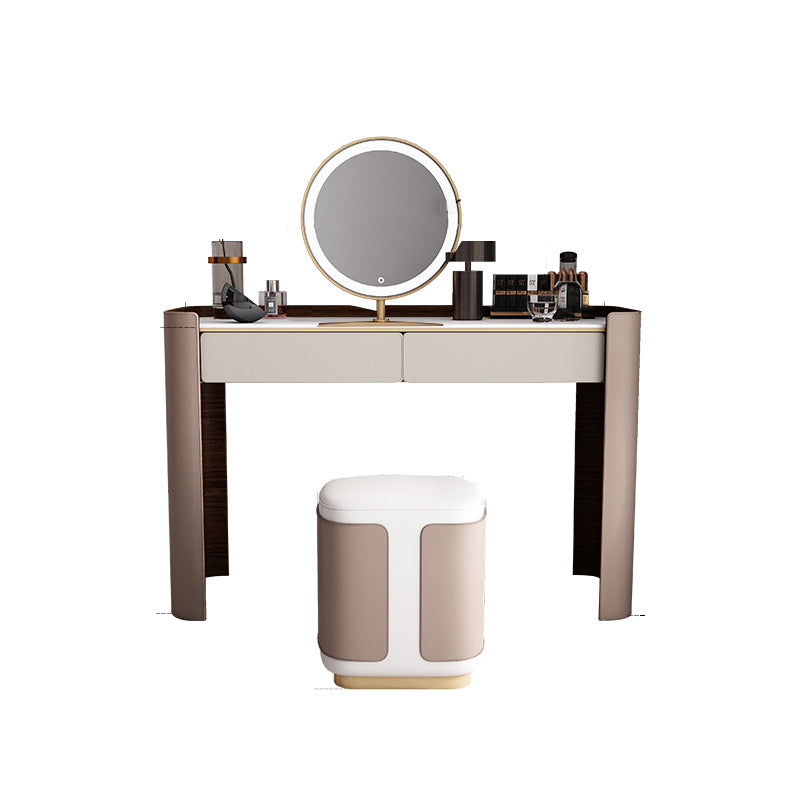 Eigentijds 30.7 "Hoogte Slate Top Table Make -up ijdelheid met laden