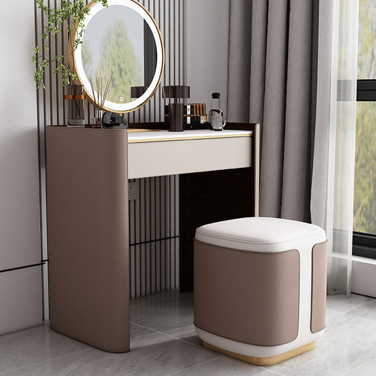 Eigentijds 30.7 "Hoogte Slate Top Table Make -up ijdelheid met laden